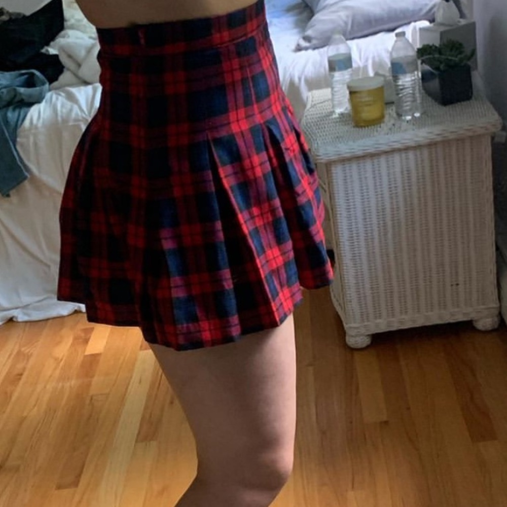 H&m plaid tennis skirt